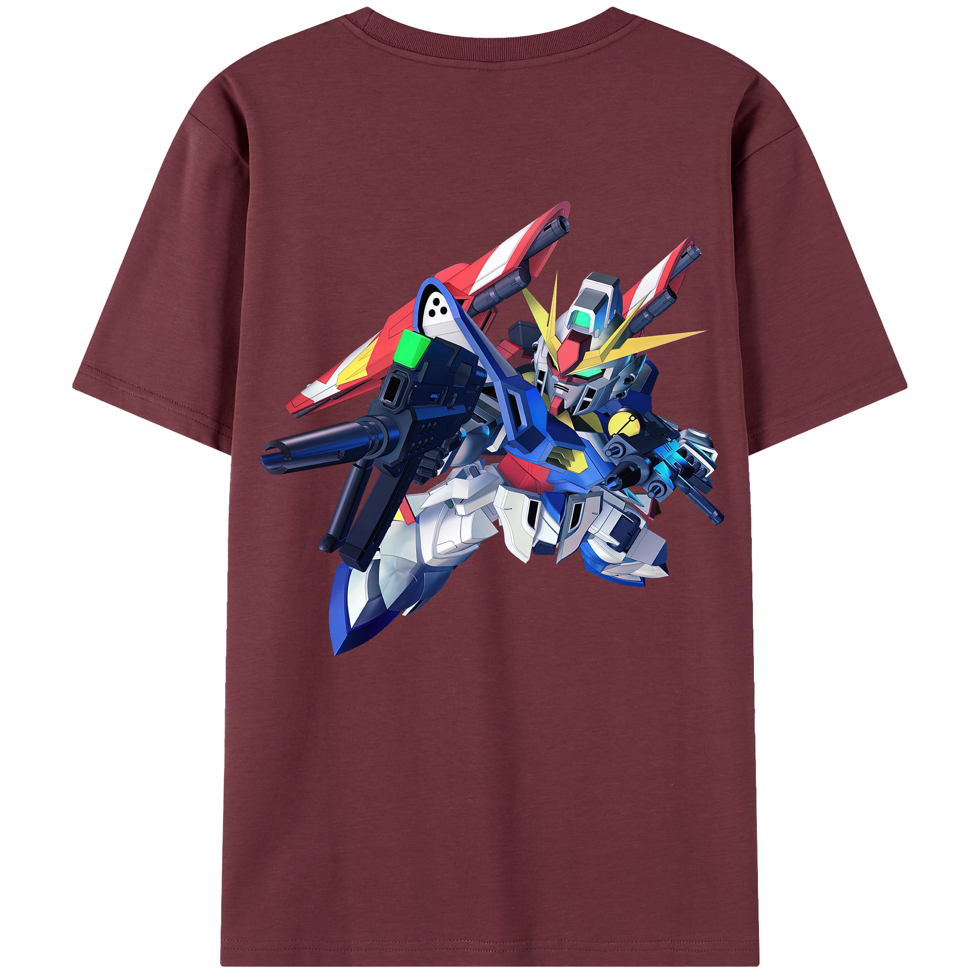 （画像用） 機動戦士ガンダム Mobile Suit Gundam 綿100％半袖Tシャツ（背面プリント）